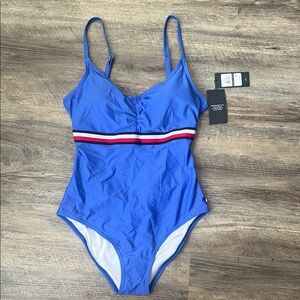 Tommy Hilfiger Women's Open Back Over the Shoulder Straps One Piece XXL ✔️